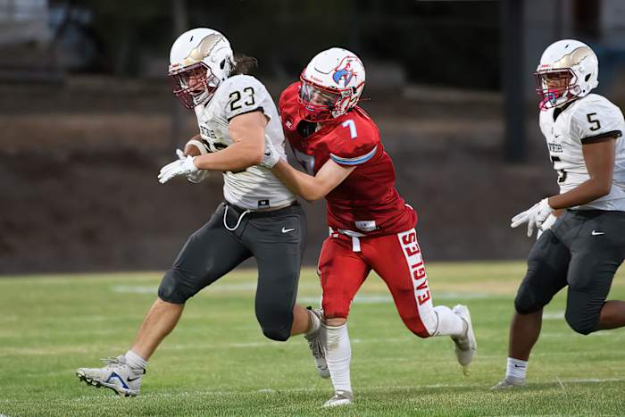 Southridge Centennial football Ken Waz 43